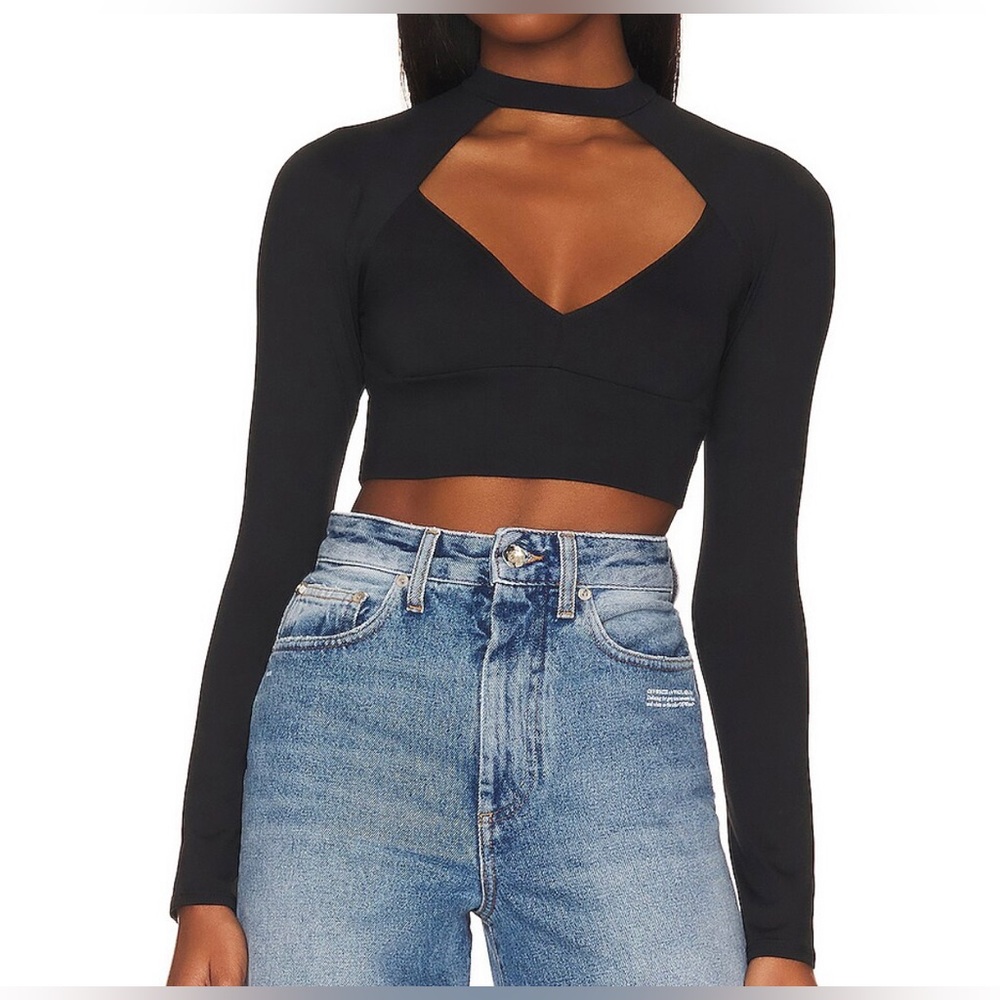 Libra Crop Top in Black
